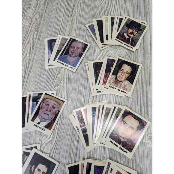 True Crime Card Series Trading Cards Lot Of 186 Vintage - Picture 5 of 8